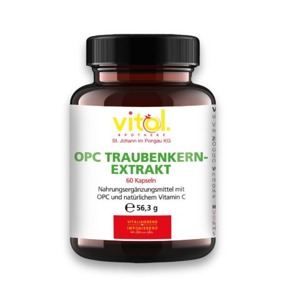 Nahrungsergänzungsmittel mit OPC und natürlichem Vitamin C