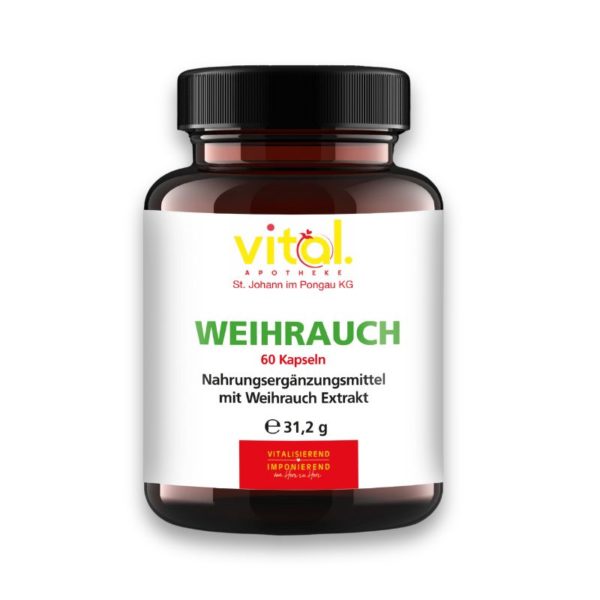 Nahrungsergänzungsmittel mit Weihrauch Extrakt