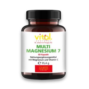 Nahrungsergänzungsmittel mit Magnesium und Vitamin C