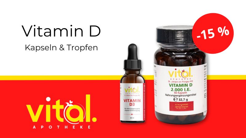 Vitamin D - Kapseln und Tropfen