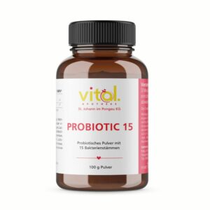 Probiotisches Pulver mit 15 Bakterienstämmen